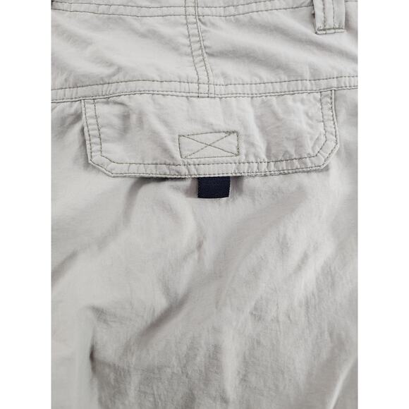 Eddie Bauer Nylon Cargo Pants Size 35/30 Tan Outdoors Fishing Hunting Hiking - Picture 5 of 15